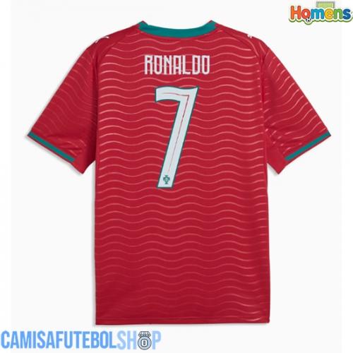 Camisa de time de futebol Portugal Cristiano Ronaldo #7 Replicas 1º Equipamento Mundo 2026 Manga Curta